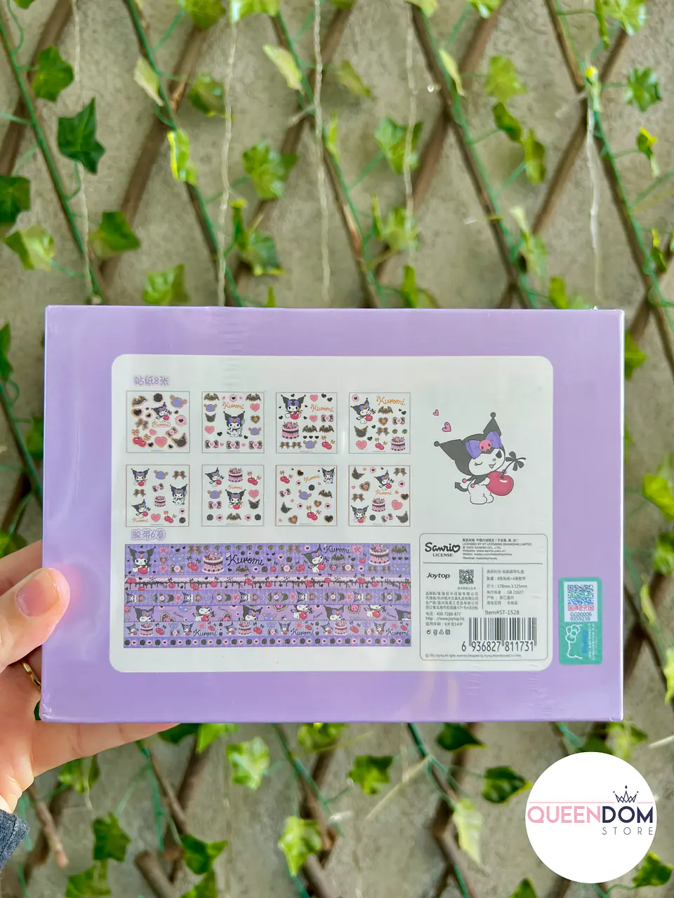 Preventa Set Kuromi En Caja De 60 Sticker Sanrio Pegatinas Decorativas 2