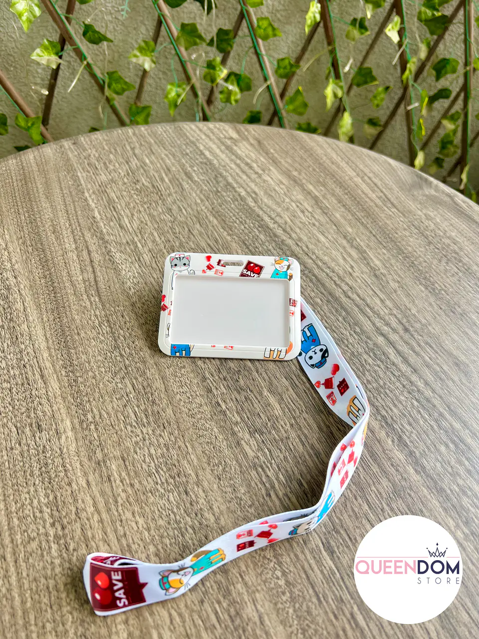 Preventa Portacredencial Horizontal + Lanyard Gatitos Enfermeros 2