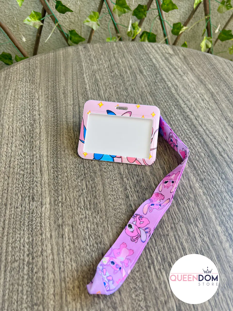 Preventa Portacredencial Horizontal + Lanyard Stitch Y Angel 2