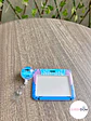 Preventa Portacredencial Horizontal + Soporte Retractil Stitch Azul - Miniatura 2