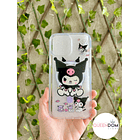 Preventa Carcasa transparente Kuromi + grip 2