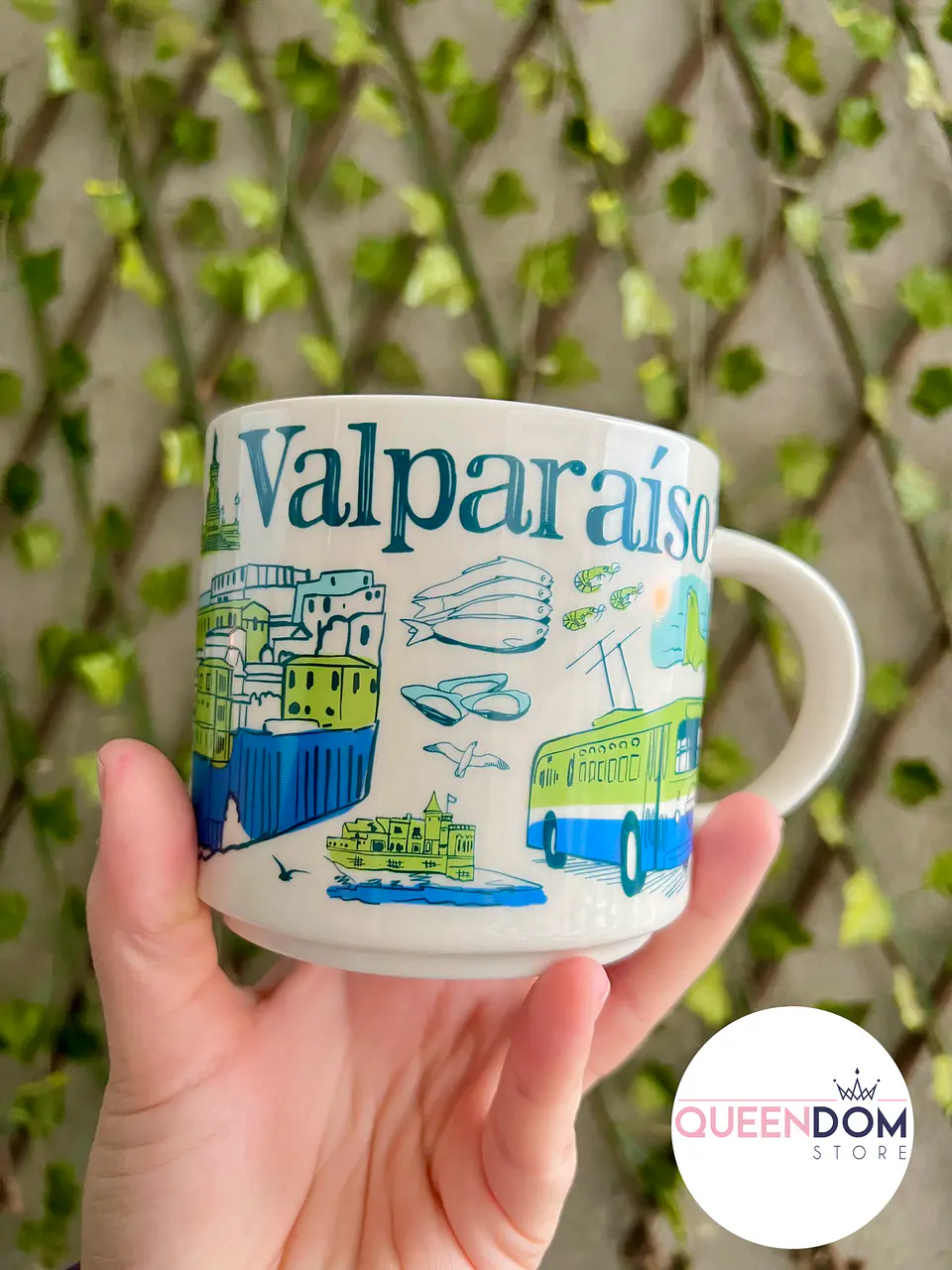 Taza Mug Starbucks Valparaiso Chile 414 ml 3