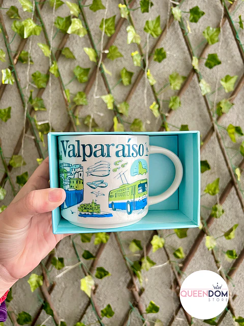 Taza Mug Starbucks Valparaiso Chile 414 ml