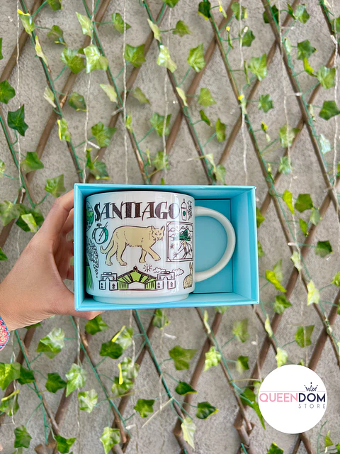 Taza Mug Starbucks Santiago Chile 414 ml
