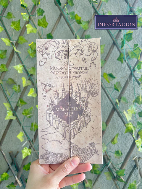 Preventa Mapa Merodeador Harry Potter Hogwarts