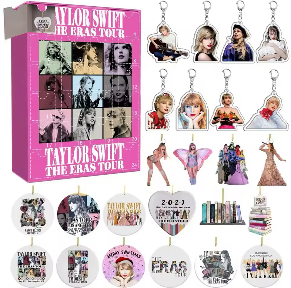 Preventa Calendario Adviento Imagen Acrilica Taylor Swift 5