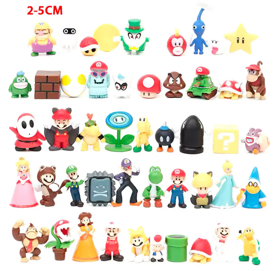 Preventa Calendario Adviento Mario Bros Navidad Para Niños 24 Piezas 4