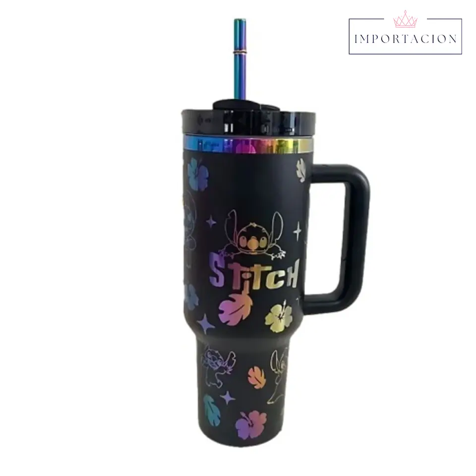 Preventa Vaso Térmico Stitch 1.18l 40oz Con Bombilla 2