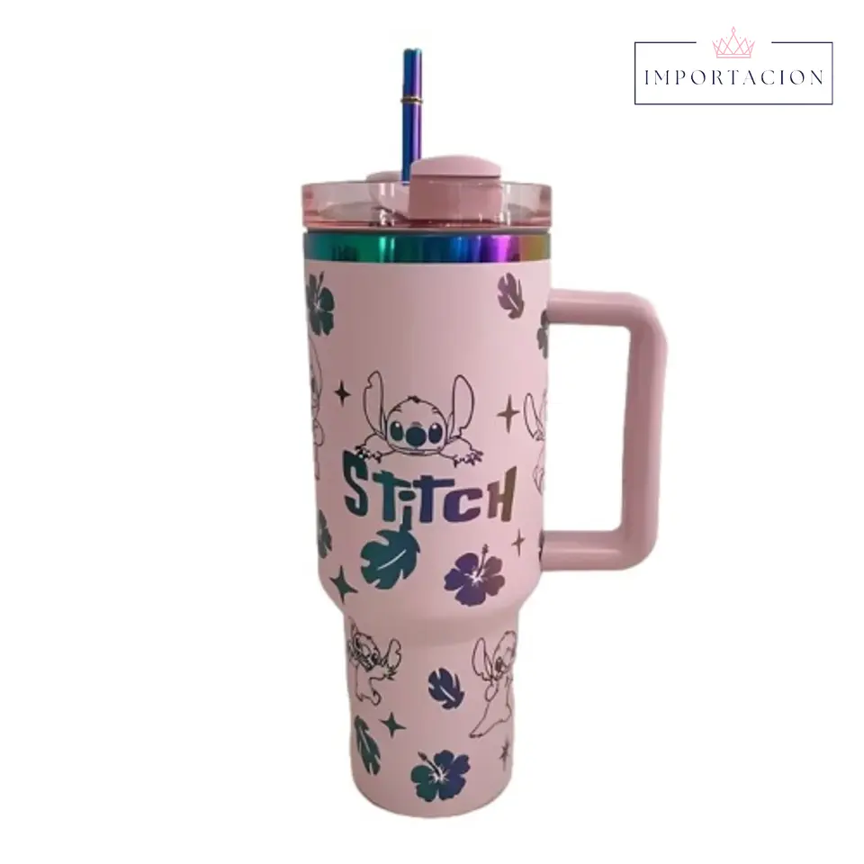Preventa Vaso Térmico Stitch 1.18l 40oz Con Bombilla 1
