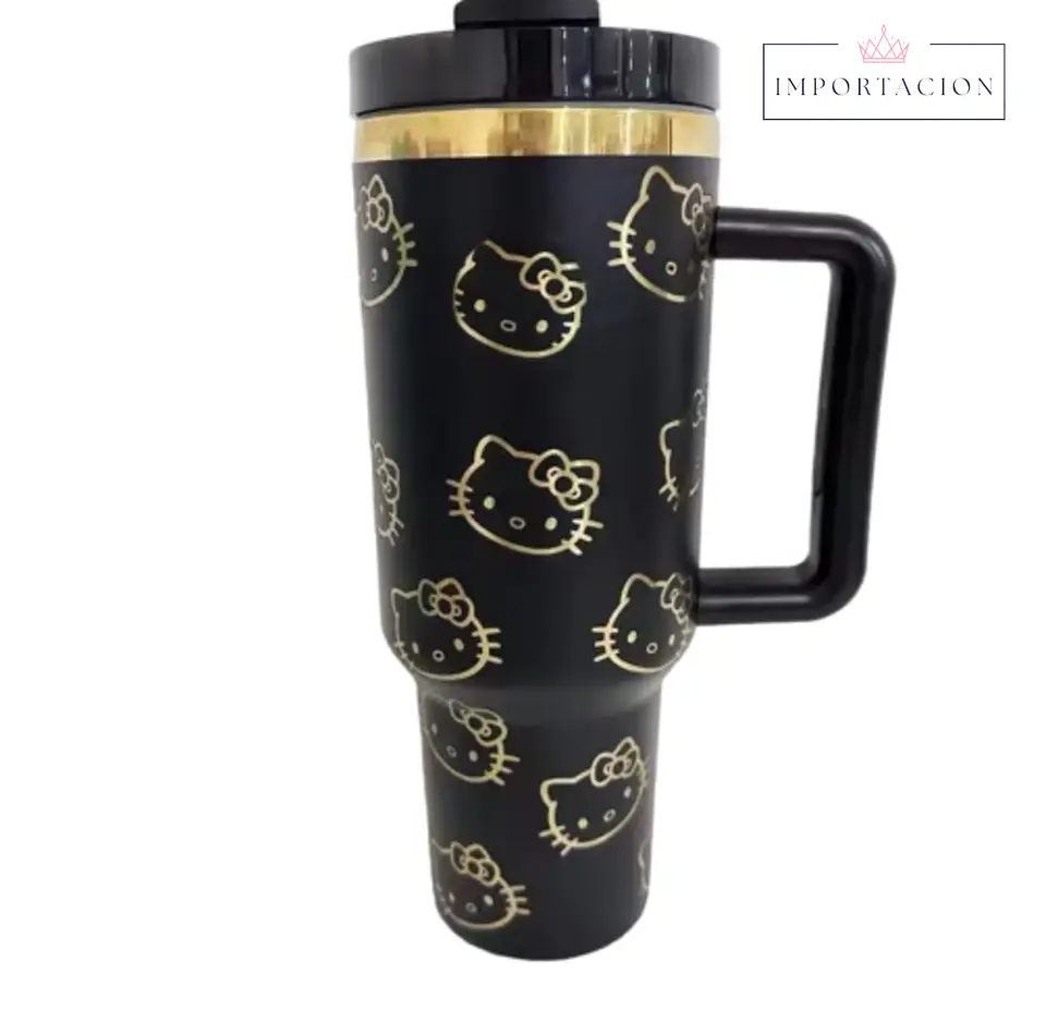 Preventa Vaso Térmico Hello Kitty 40oz Con Bombilla Varios Colores 1