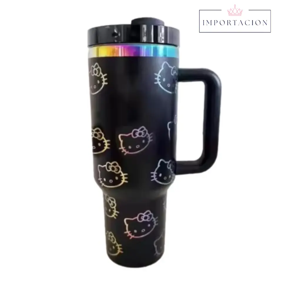 Preventa Vaso Térmico Hello Kitty 40oz Con Bombilla Varios Colores 5
