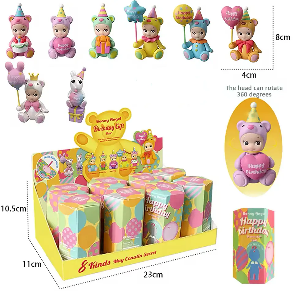 Preventa Figura Sorpresa Sonny Angel Happy Birthday 3