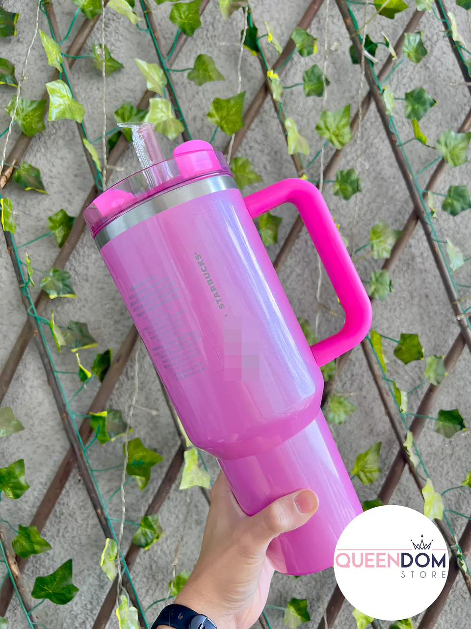 Preventa Termo Starbucks + Stanley Rosa Metalizado 1.18L  2