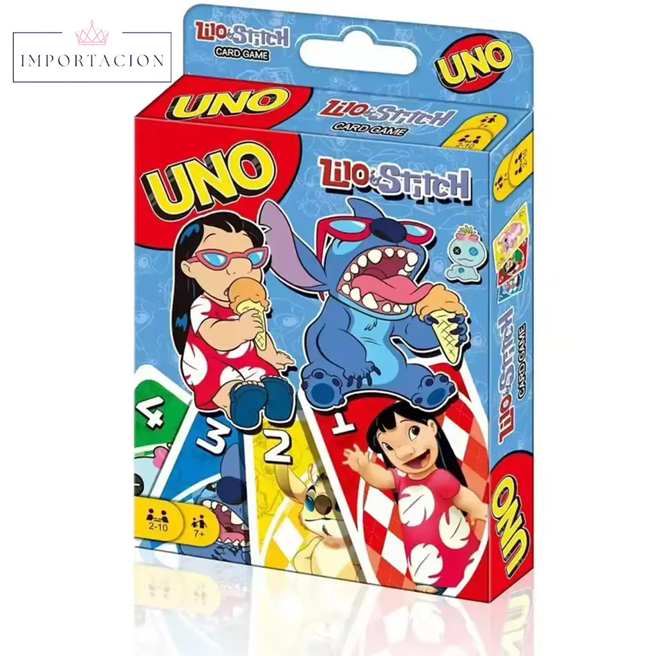Preventa Juego De Cartas Uno Stitch 4