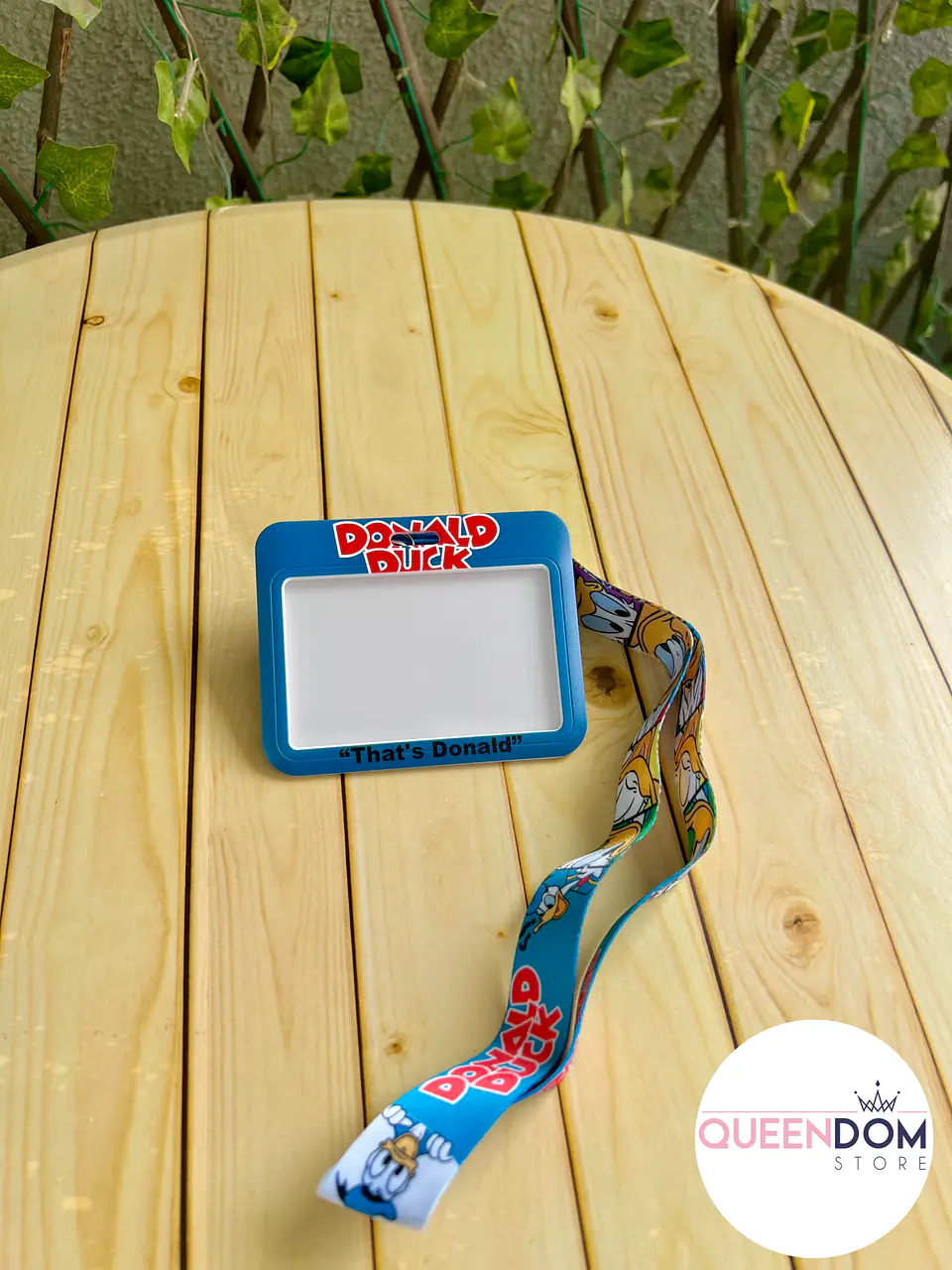 Preventa Portacredencial Horizontal + Lanyard Donald Duck 2