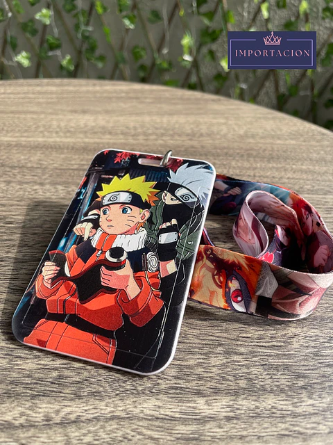 Preventa Portacredencial + Lanyard Naruto