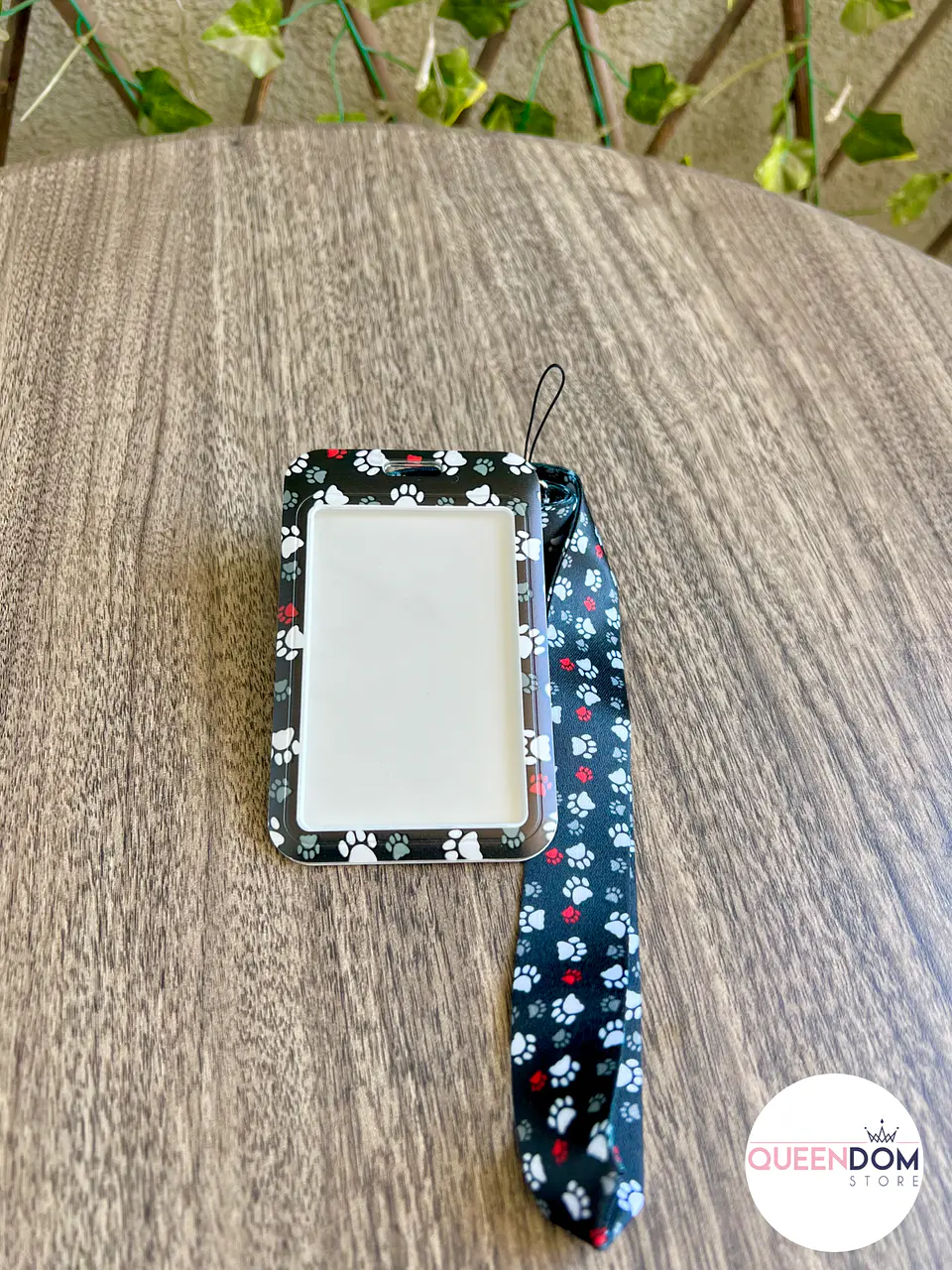 Preventa Portacredencial + Lanyard Huellas Perritos 2