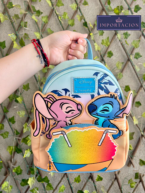 Preventa Mochila Stitch And Angel Loungefly