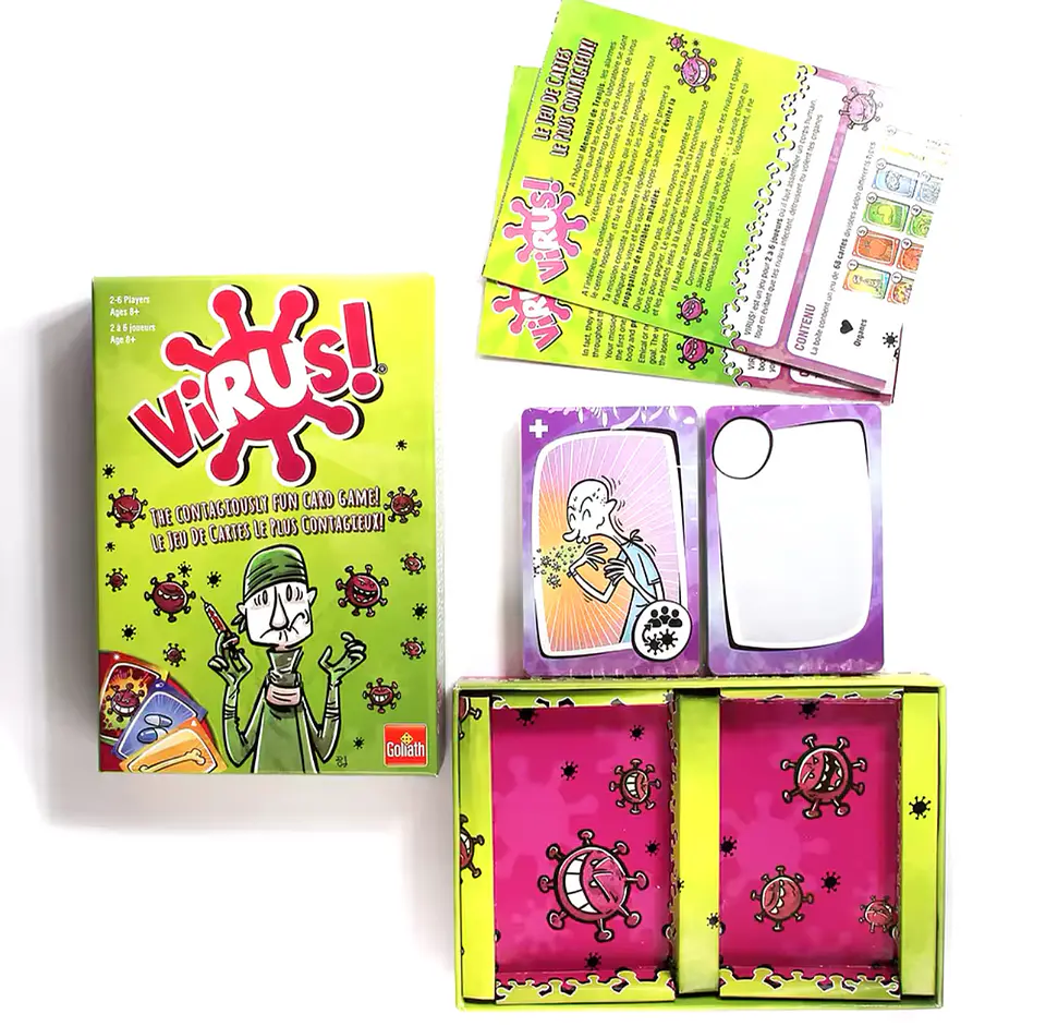 Preventa Juego De Cartas Virus 3 Modelos Español 4