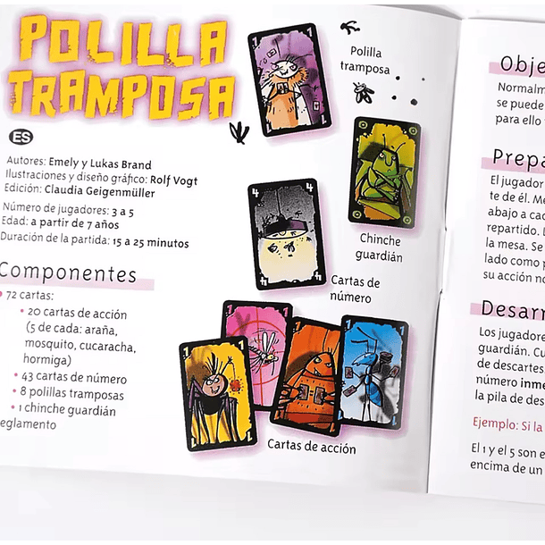 Preventa Juego De Cartas La Polilla Tramposa Español 6