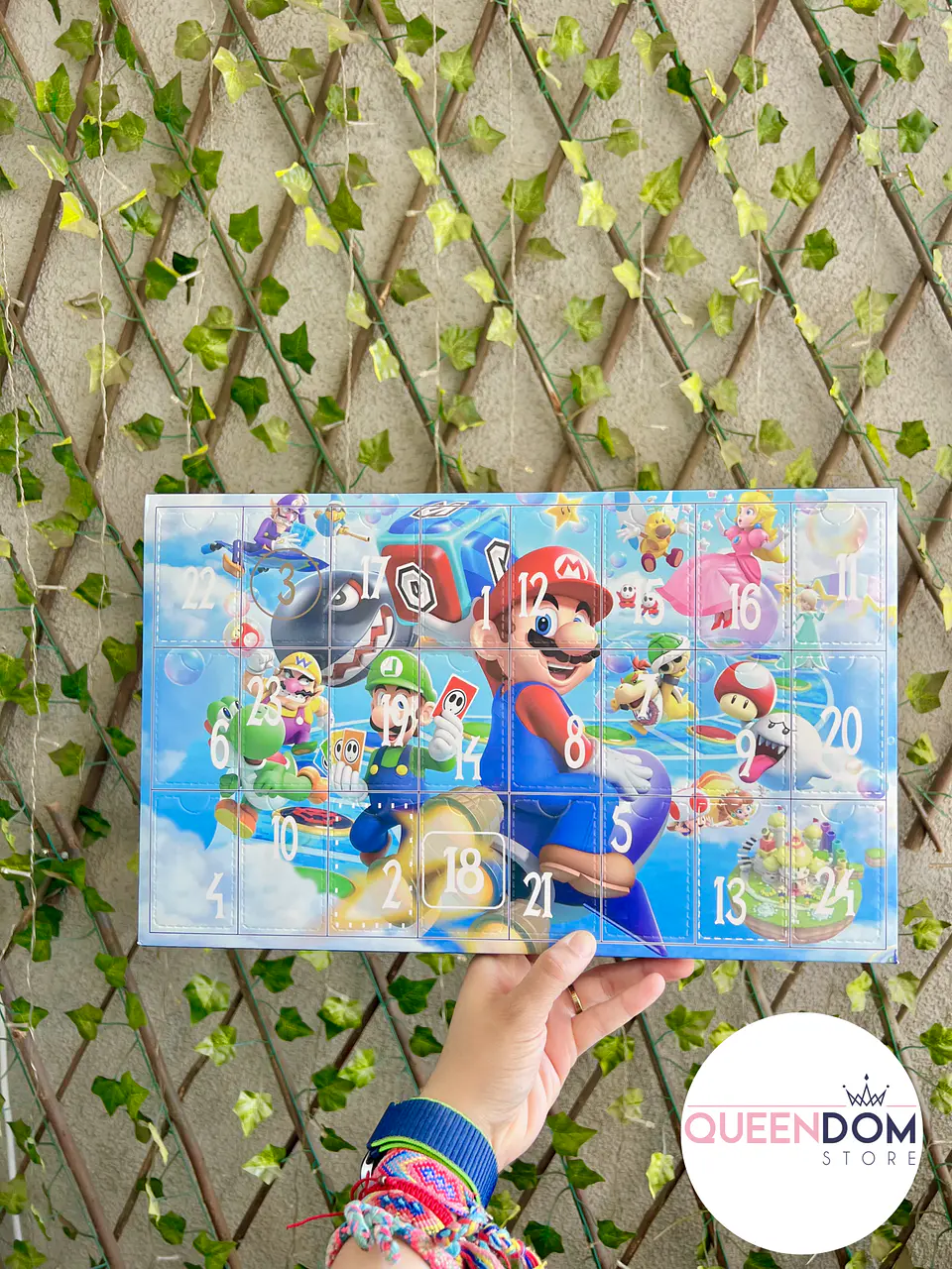 Preventa Calendario Adviento Mario Bros Navidad Para Niños 24 Piezas 3