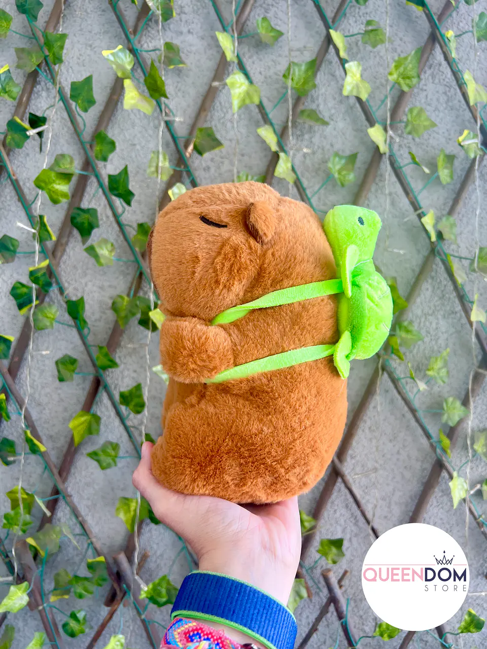 Preventa Peluche Capibara con mochila de tortuga 4