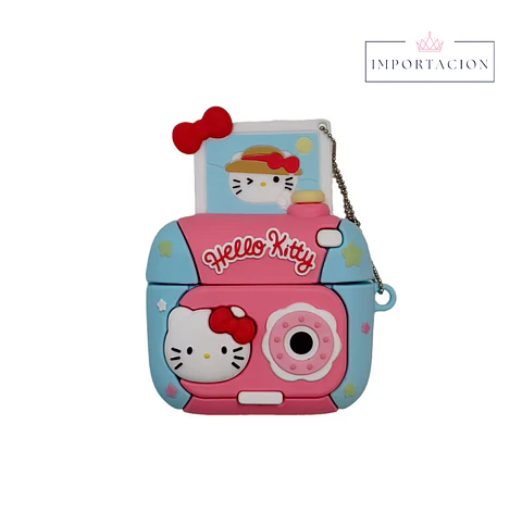 Preventa Carcasa Airpods Hello Kitty Camara