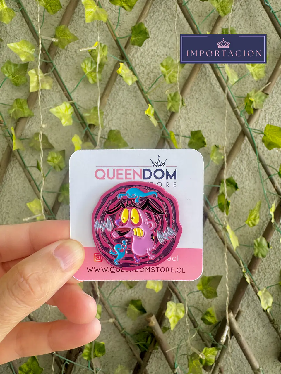 Preventa Pin Serie Perro Coraje  1