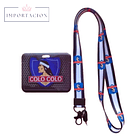 Preventa Portacredencial Horizontal + Lanyard Colo Colo Chile 1