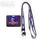 Preventa Portacredencial Horizontal + Lanyard Colo Colo Chile - Miniatura 3