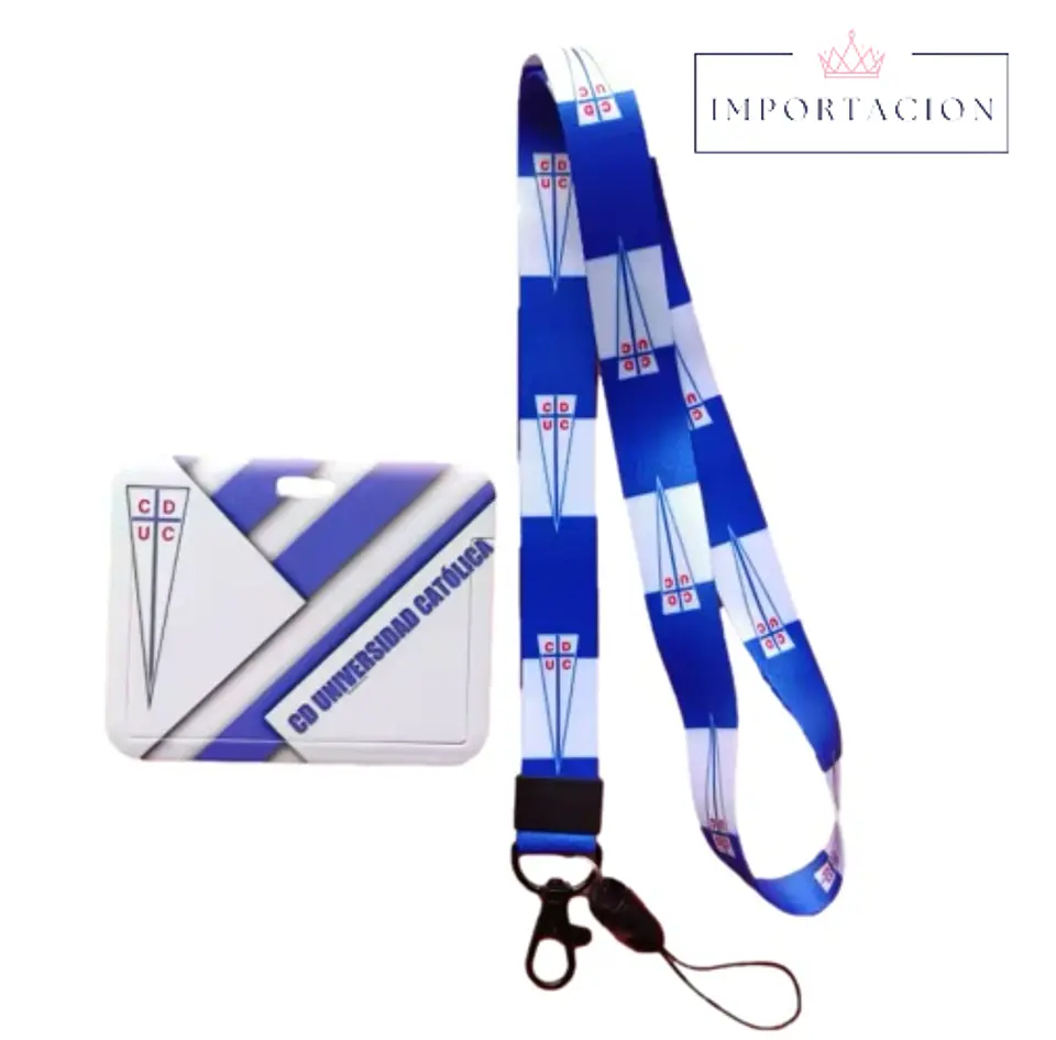 Preventa Portacredencial Horizont + Lanyard Universidad Catolica Chile 3