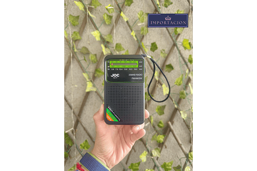Preventa Radio de bolsillo Recargable FM/AM/SW con altavoz incorporada.