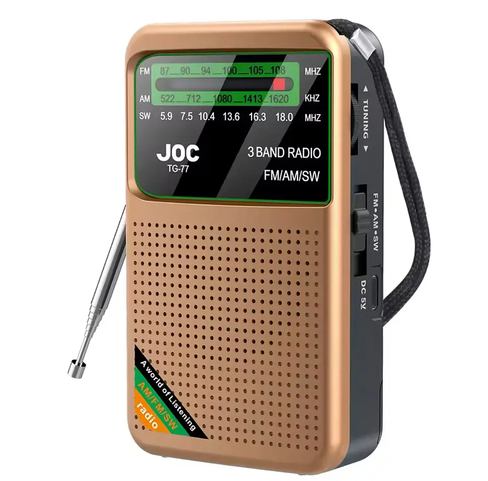 Preventa Radio de bolsillo Recargable FM/AM/SW con altavoz incorporada. 11