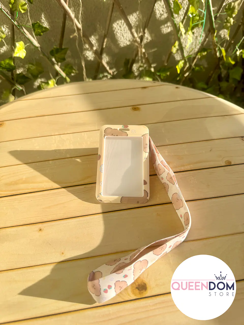 Portacredencial Vertical + Lanyard Ositos Kwaii 2