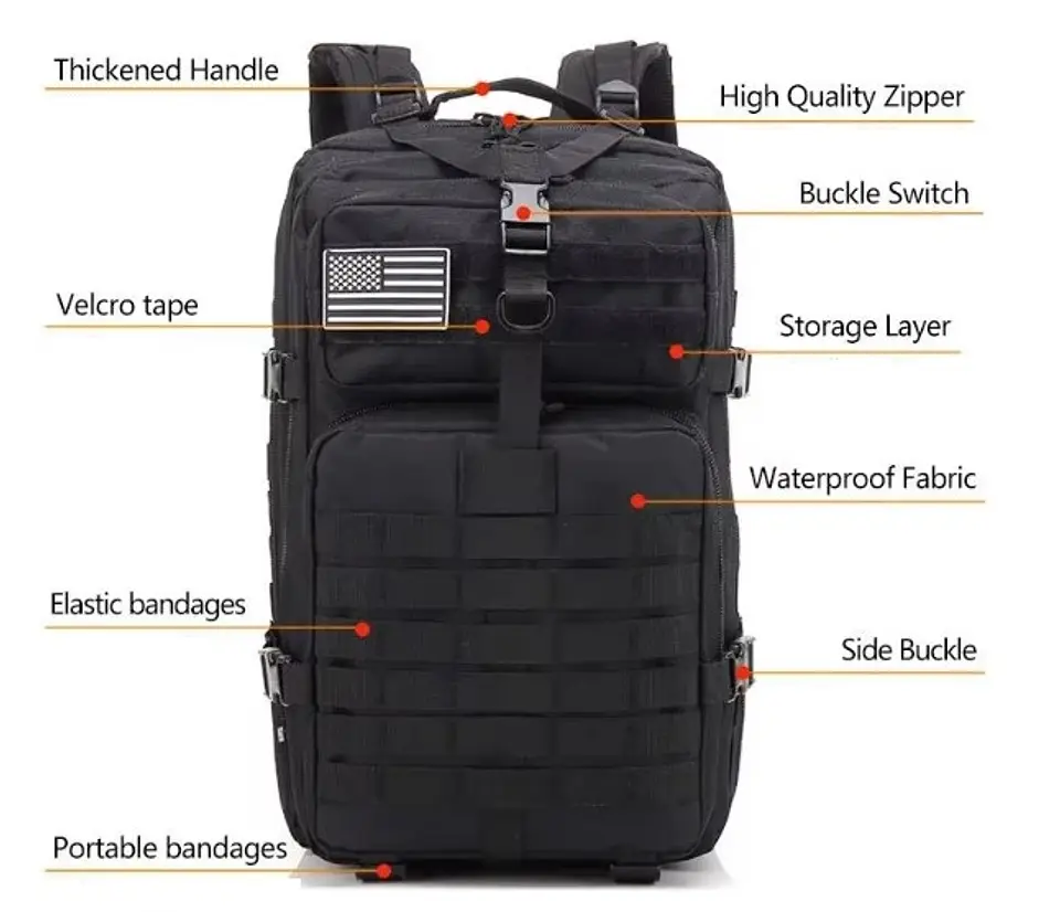 Preventa Mochilas Tacticas Militares 30 Litros 5