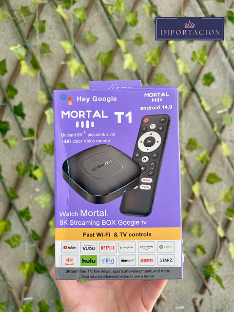 Preventa Box Smart Tv Android 4k Hd Streaming Control Remoto Por Voz