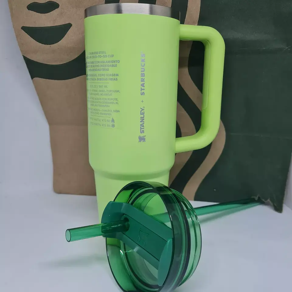 Termo Starbucks + Stanley Verde Verde Lima 887ml 3