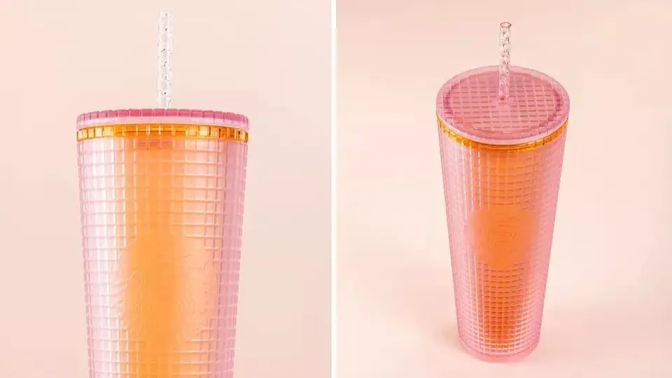 Vaso Starbucks Jelly Rosa 710ml Cambia de Color 7