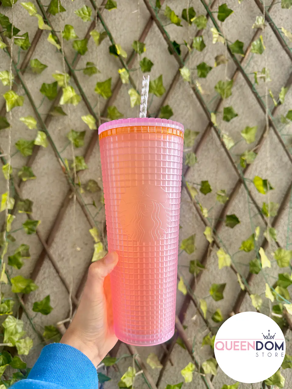 Vaso Starbucks Jelly Rosa 710ml Cambia de Color 1