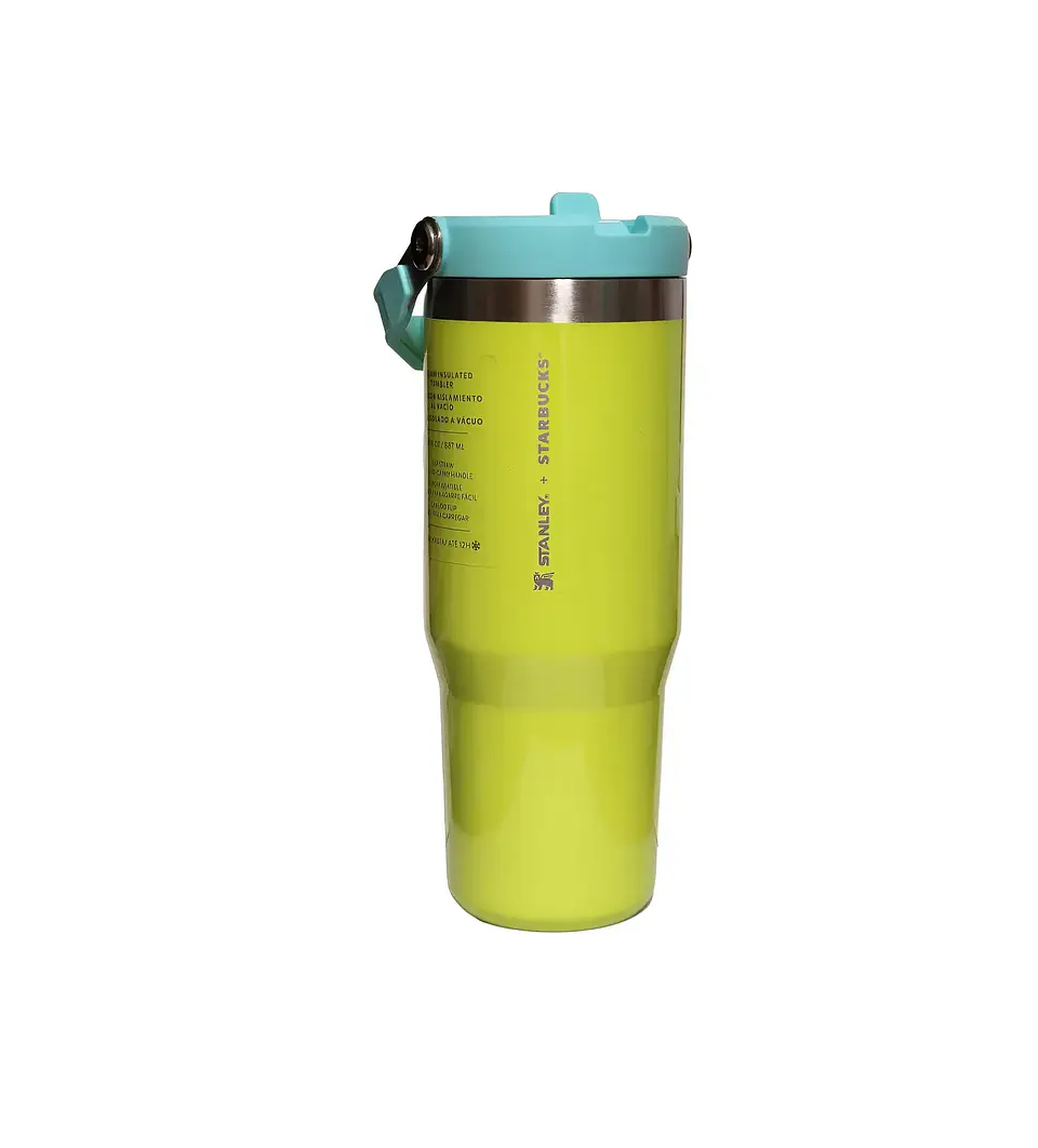 Termo Vaso Stanley + Starbucks Rosa Verde Spring 2025 887 ml 1