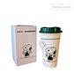 Preventa Vaso Plastico Reutilizable Starbucks + Snoppy colab 473ml - Miniatura 6