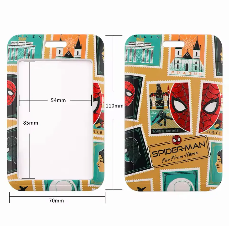 Preventa Portacredencial Vertical + Lanyard Spiderman 6