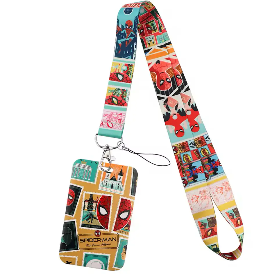 Preventa Portacredencial Vertical + Lanyard Spiderman 5