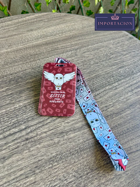 Preventa Portacredencial + Lanyard Hogwarts Harry Potter