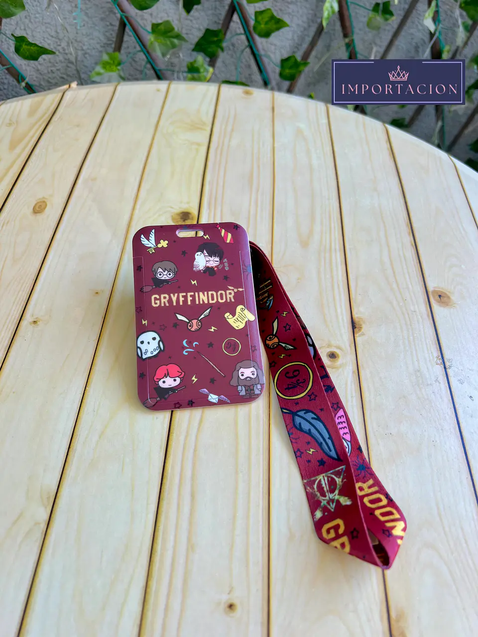 Preventa Portacredencial + Lanyard Harry Potter Anime 9