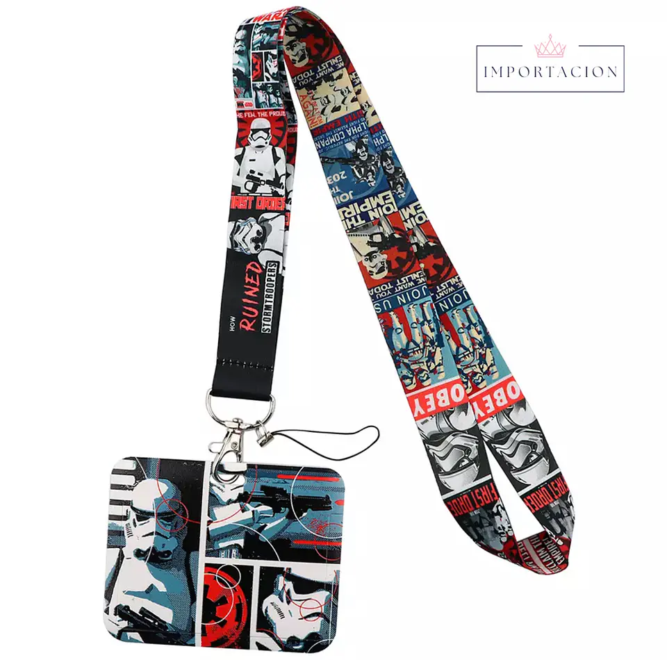 Preventa Portacredencial Horizontal + Lanyard Star Wars 3