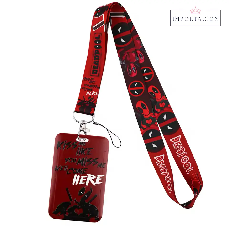 Preventa Portacredencial + Lanyard Deadpool 3