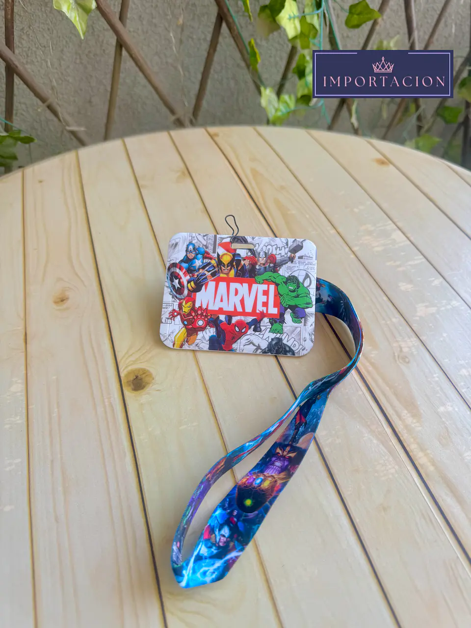 Preventa Portacredencial Horizontal + Lanyard Marvel 1