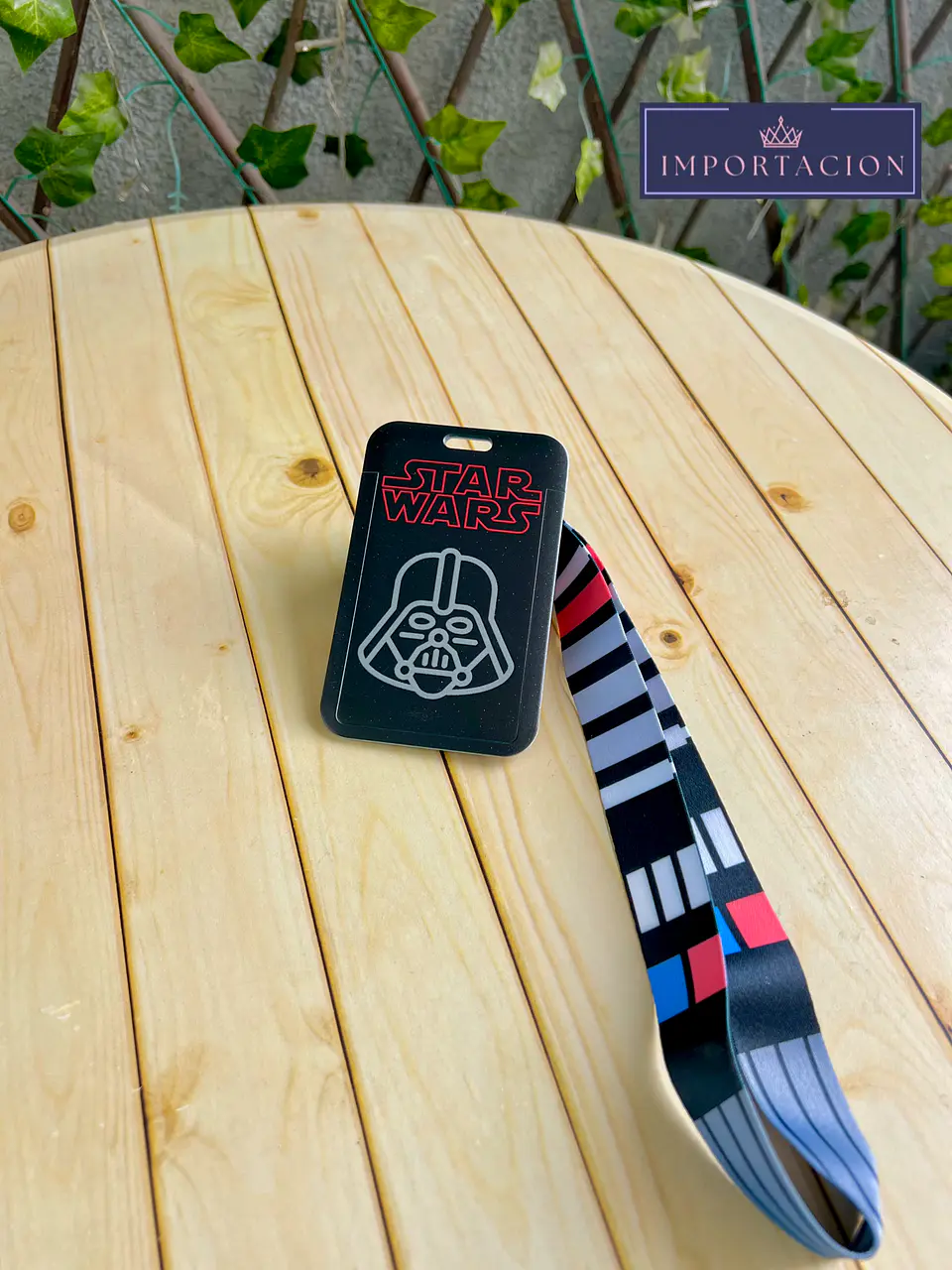 Preventa Portacredencial Vertical + Lanyard Darth Vader 4
