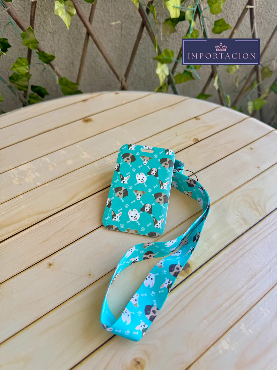 Preventa Portacredencial + Lanyard Perros Kawaii 4